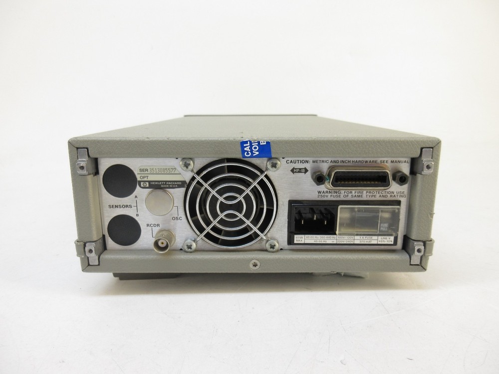 Hewlett Packard HP 438A Power Meter Unit - Error 31