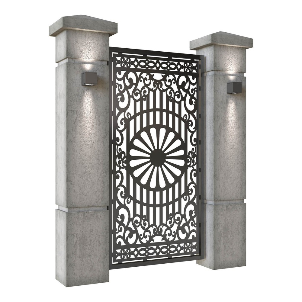 Gorgeous Custom Handcrafted Metal Entry Gate