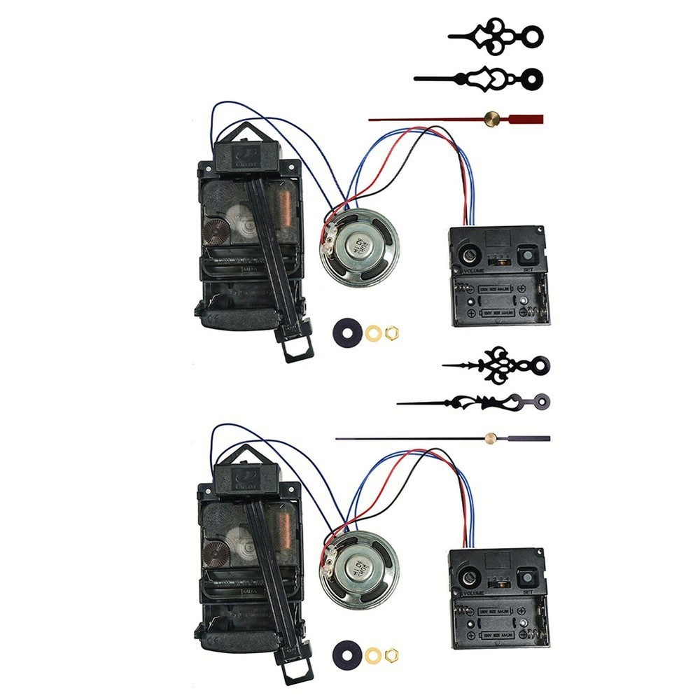 Pendulum Clock Movement Battery Powered Easy Replacement Parts Provided