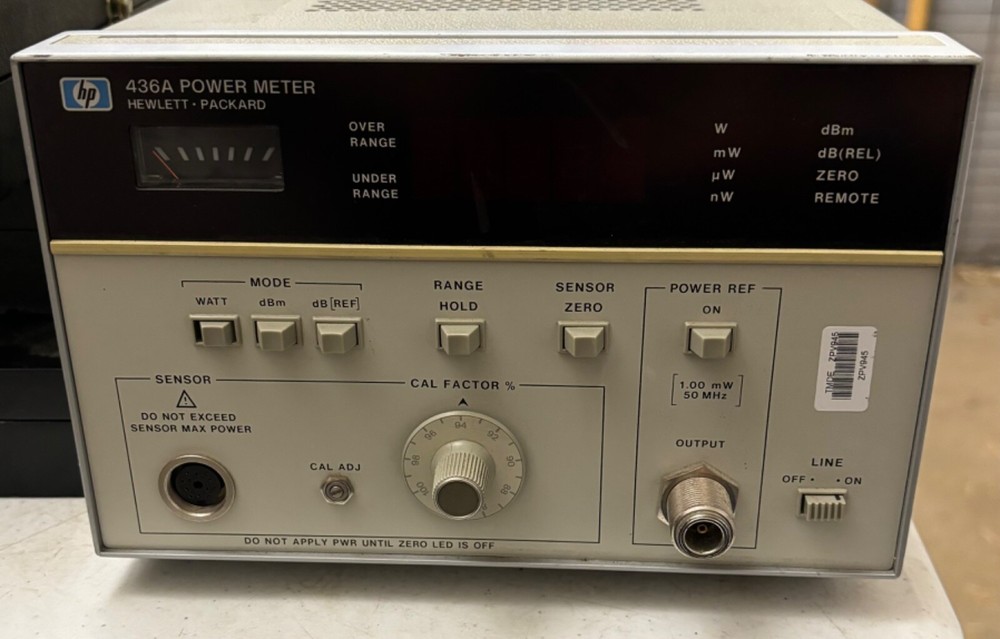 HP436A Power Meter  and Power Cable