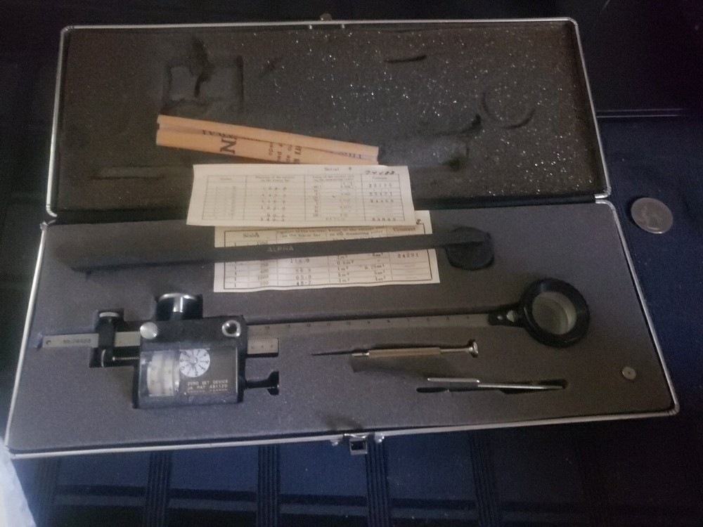 Zero Setting Compensation Planimeter Alpha Made in Japan