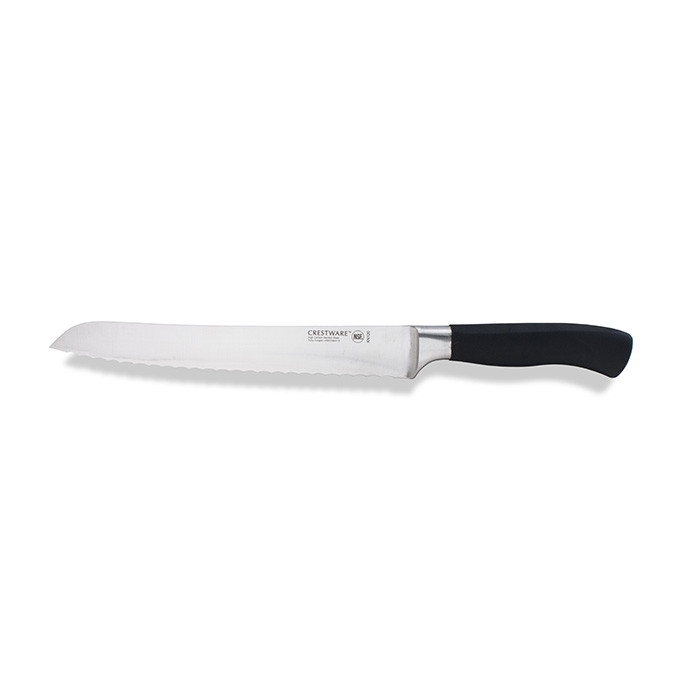 Elite Pro 9" Bread Knife, Black Handle