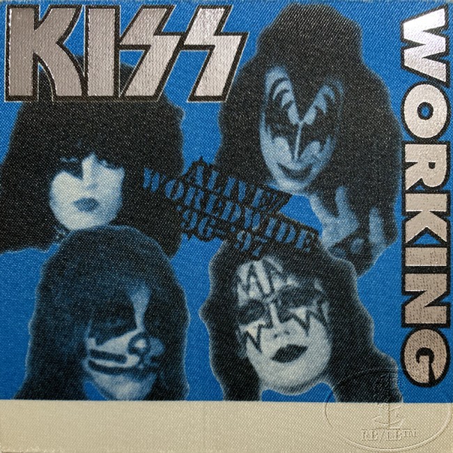 KISS 1996-97 Alive/Worldwide Tour Backstage Pass Blue