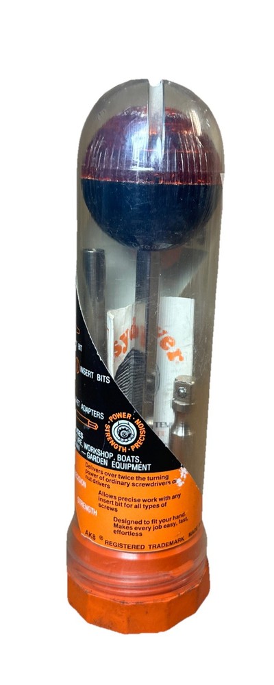 Vtg Creative Tools Inc. Easydriver Ratchet Ball Screwdriver, Bit, & Extensions