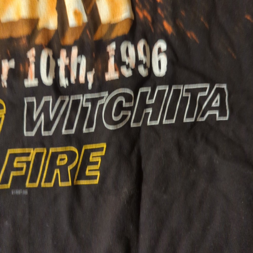 KISS alive worldwide 96 97 MISPRINT Concert Tour T-shirt Wichita