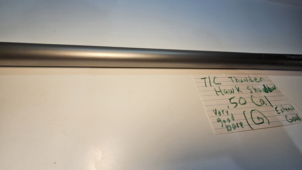 T/C Thunder Hawk Shadow Inline Muzzleloader 24” Barrel With No Breech (G)