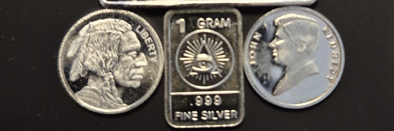 10 Gram Combo Lot - 5 Gram MONARCH Silver Eagle Bar and 5-One Gram Rounds/Bars