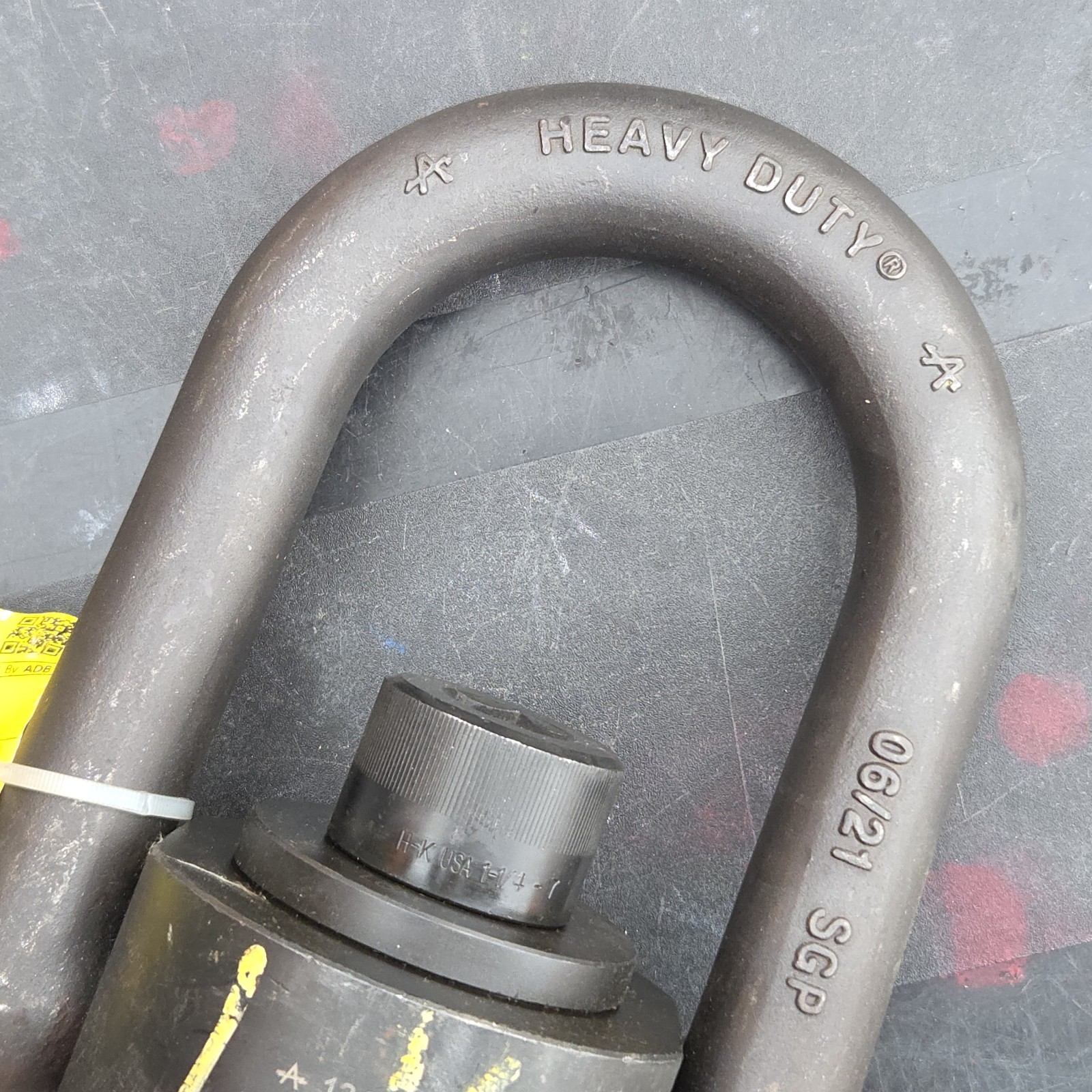ADB Hoist Ring Heavy Duty USA 1-1/4"-7 WLL 15,000 lbs 33402 Lifting Shackle