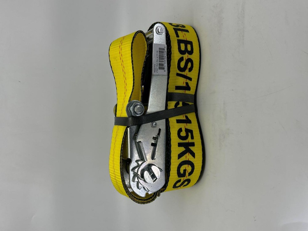 2"X27' Ratchet Strap with Flat Hook 2 Pack
