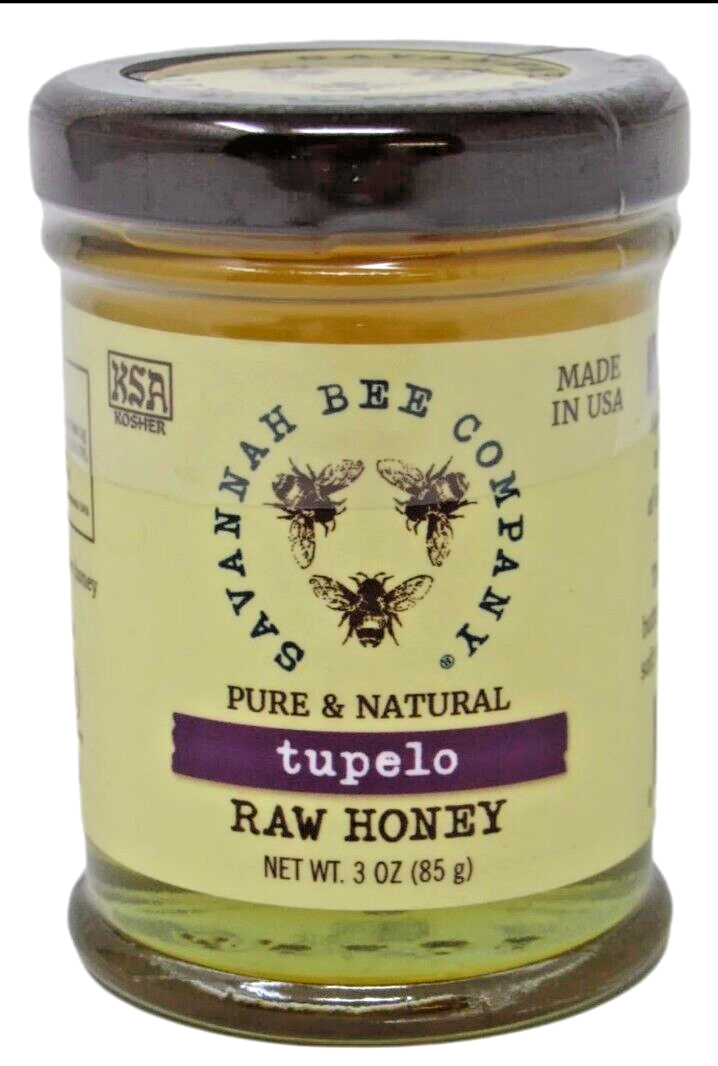 TUPELO HONEY 3oz 85g Savannah Bee Company Made in USA Pure Natural RAW Honey