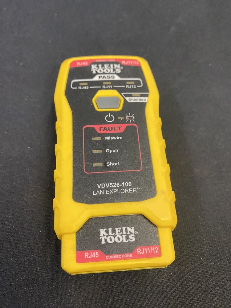 Kline tools data tester RJ45 RJ11 RJ12