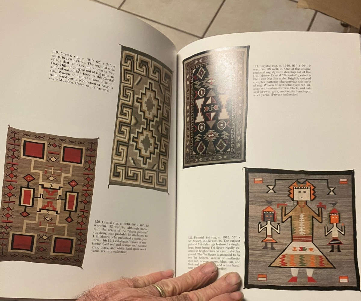 Neat book! The Navajo Weaving Tradition-1650 to present by Kaufman & Selser