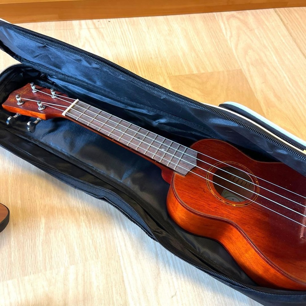 strong wind ukulele with case and stand
