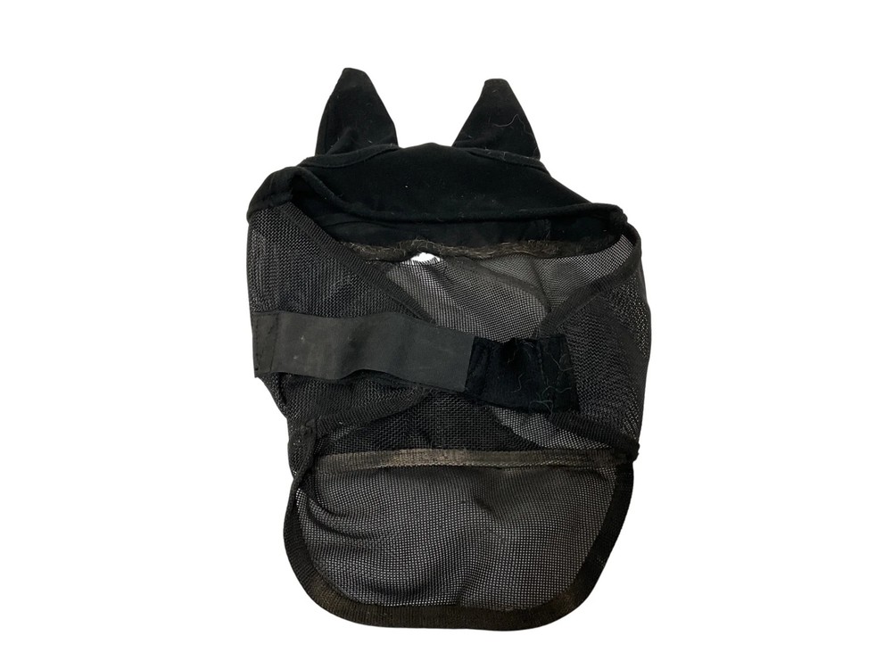 Mesh Fly Mask with Ears & Nose Cover MINI Black
