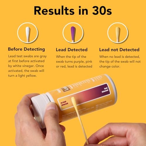 Lead Test Kit – 30 Rapid Testing Swabs with 30‑Second Colour‑Change Results.