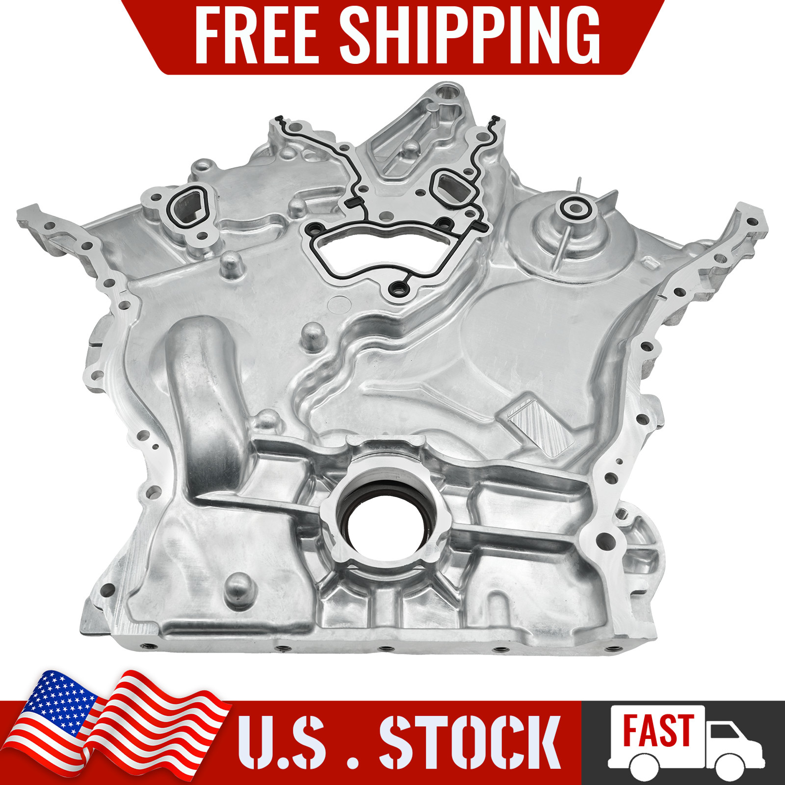 68079232AB Timing Chain Cover Compatible with Jeep Wrangler 3.6L 2012-2018