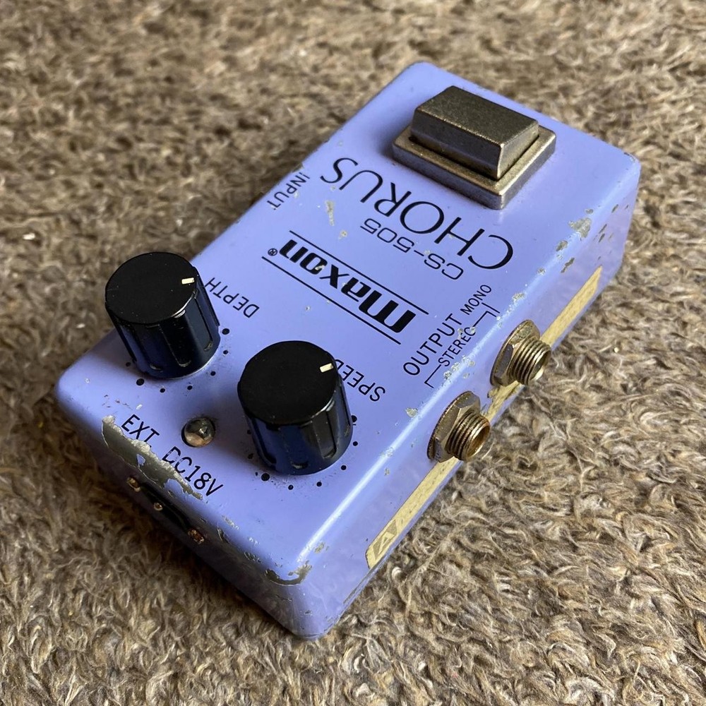 Maxon CS-505 Small Case Chorus Guitar Effects Pedal Used
