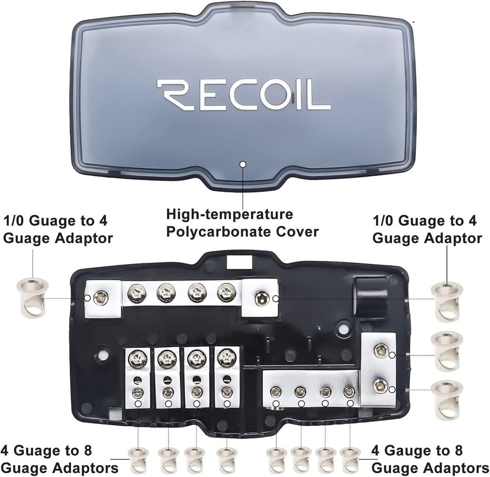 Versatile Fused Power Distribution Block for Both Positive & Negative Inputs