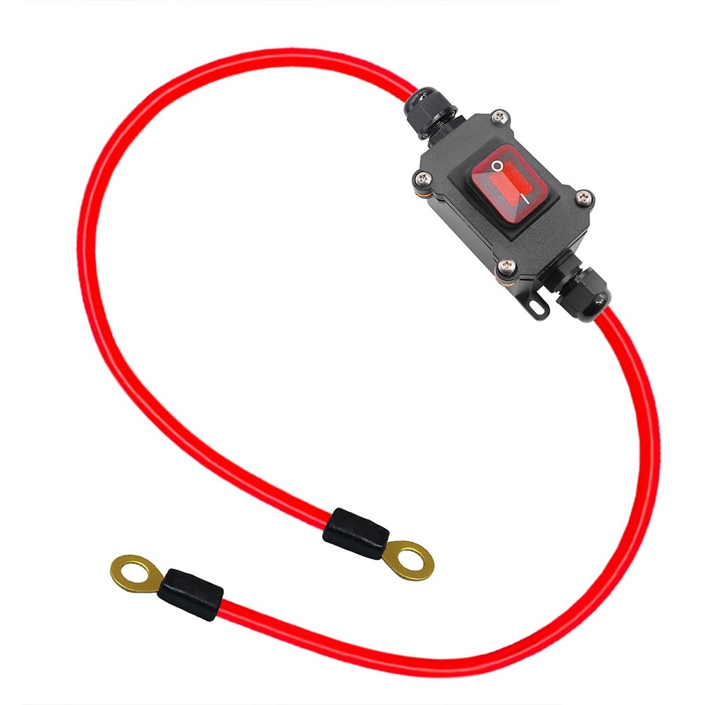 DC 12V Inline Switch DC 12-24V,DPST Dual Side Wiring Switchs 25A Inline Power...