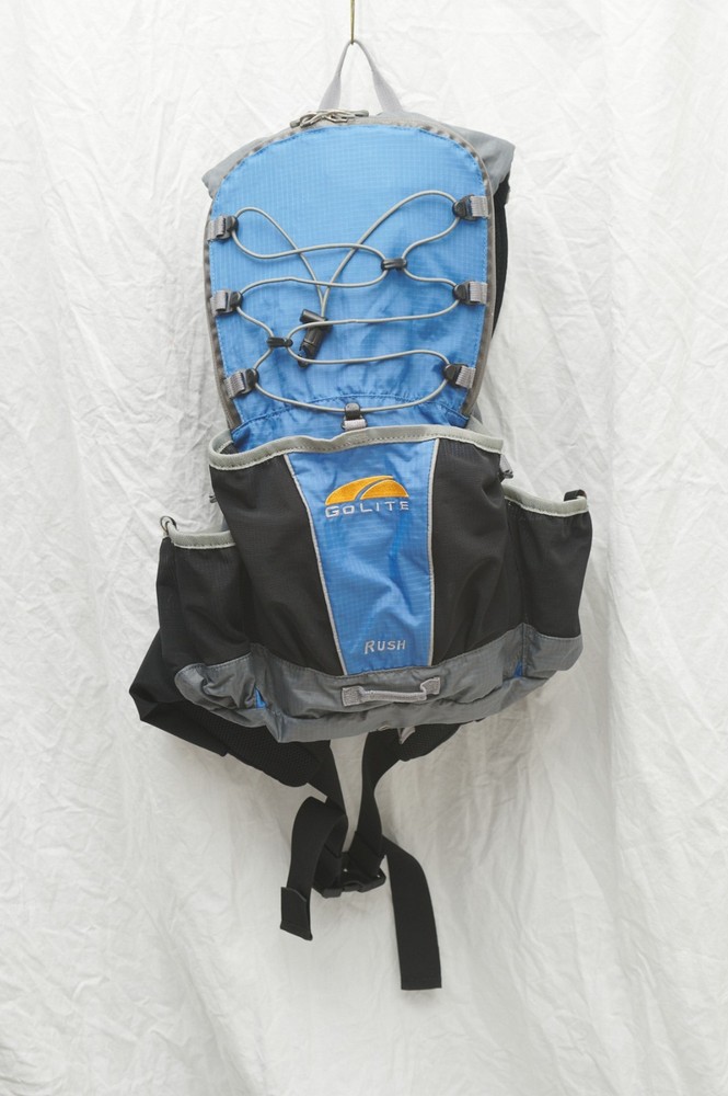 Golite Rush Hydration Backpack Blue/Black/Gray
