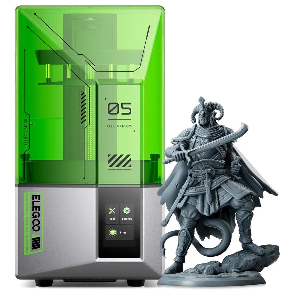 【Pre-Owned Open-Box】ELEGOO Mars 5 4K Resin 3D Printer 150mm/h Automatic Leveling