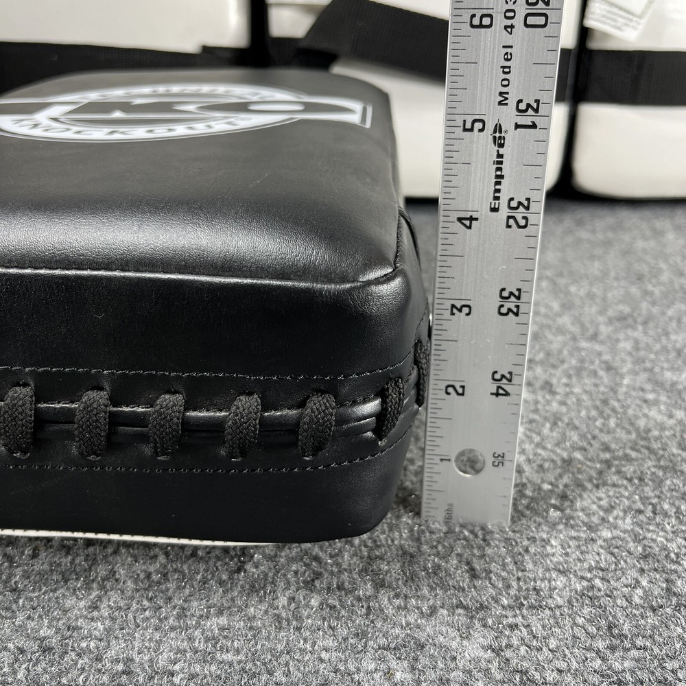 TKO Technical Knockout Hand Pads X8 Black Boxing Punching Rectangle Sparing Pad
