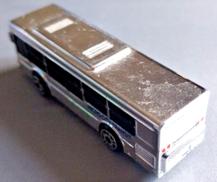 Micro Machines 110 Rare Silver Bus