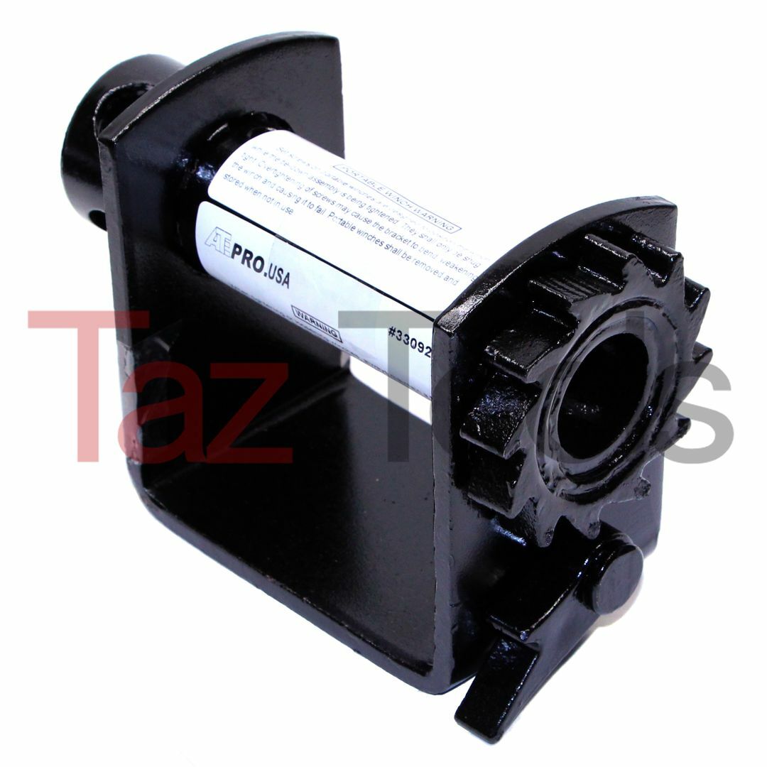 Weld-On Tie Down Winch Strap 4" Storable Binder Flat Bed Truck Cargo Tie Strap