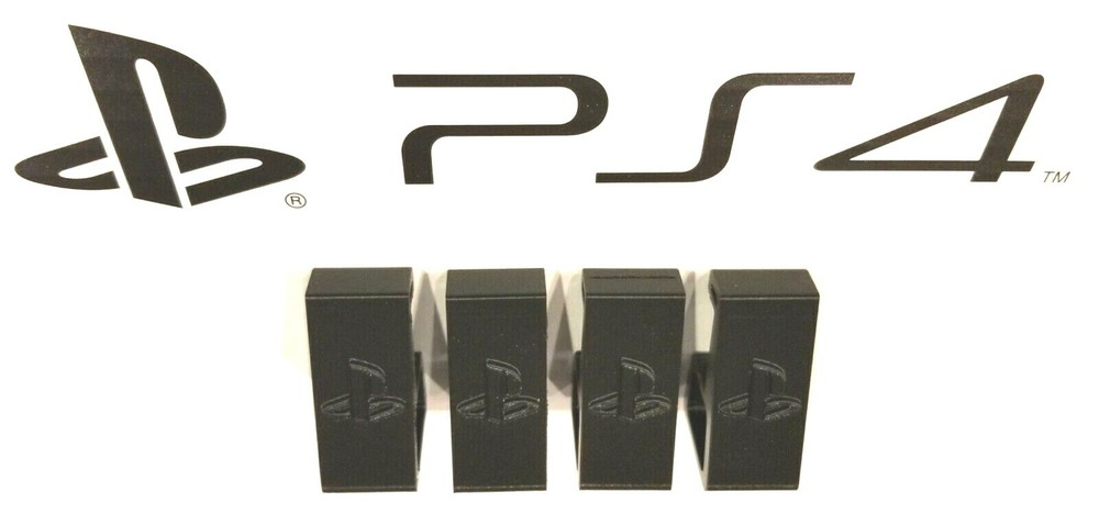 PS4 PRO Riser HI Feet  -  Helps Improve Cooling - 3D Printed