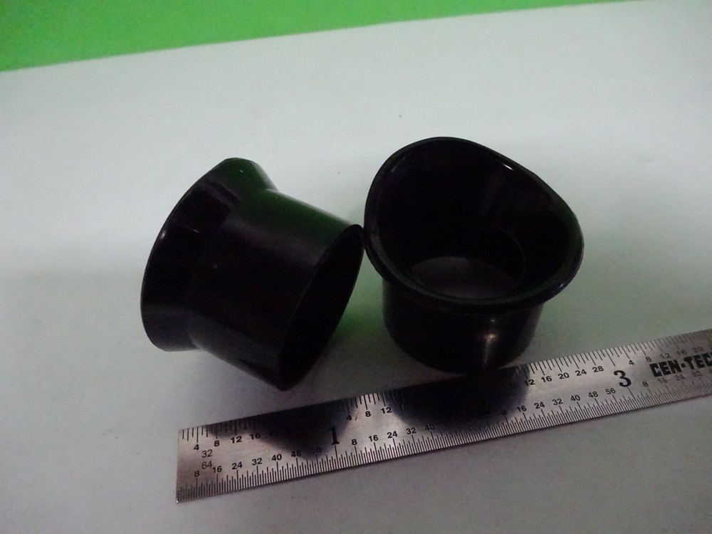 MICROSCOPE PART GUARDS FOR EYEPIECE OPTICS AS IS BIN#Y2-28