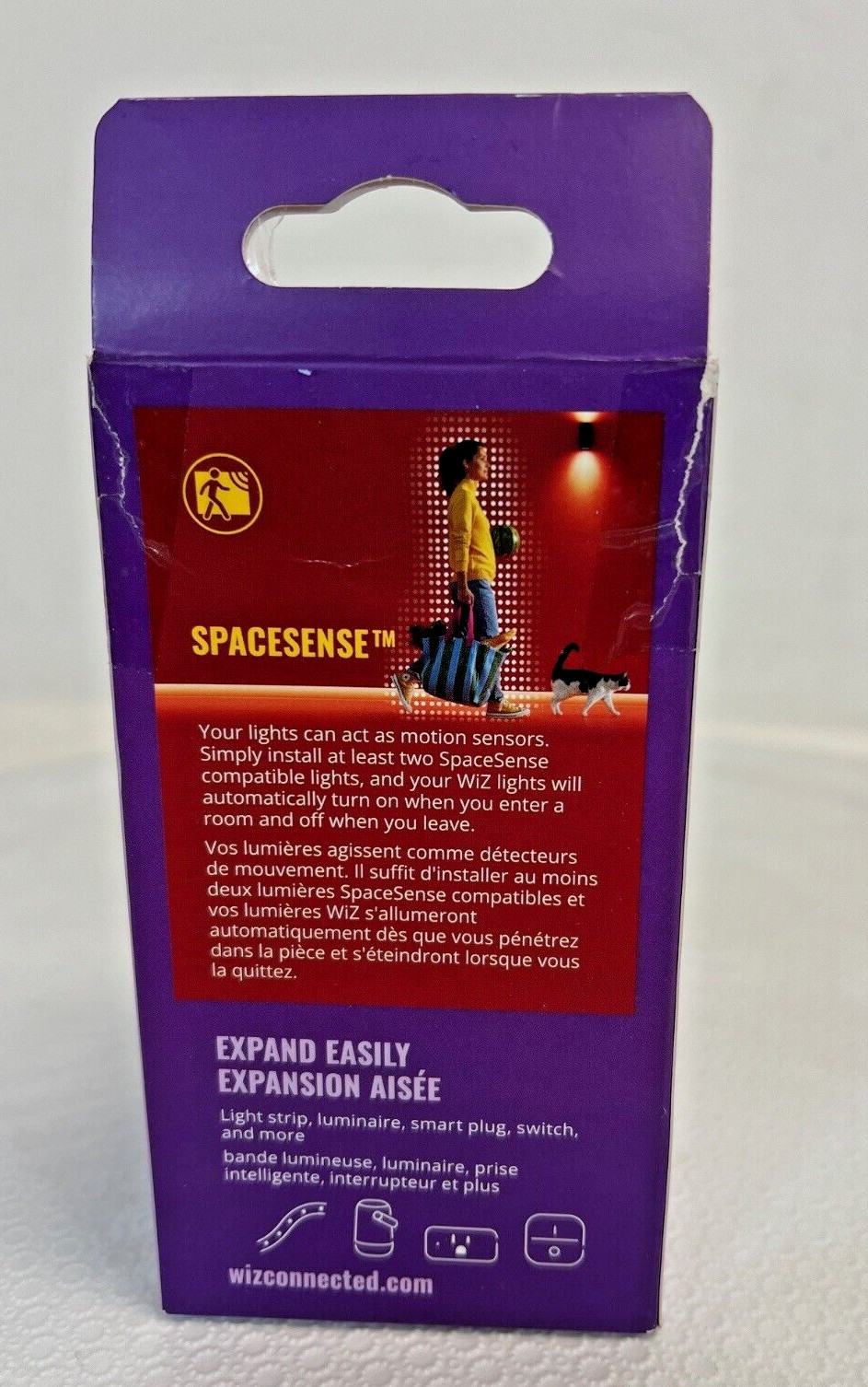 Lot of 4 -WiZ 603449 A19 White & Color Changing Wi-Fi Smart LED Light Bulbs