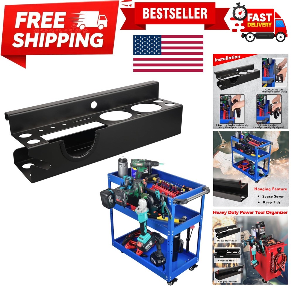 Power Tool Organizer,Heavy Duty Drill Driver Angle Grinder Holder,Quick Acces...