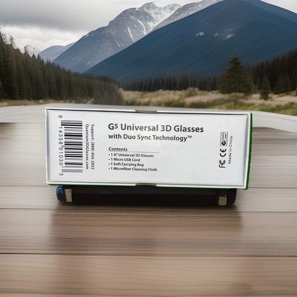 Quantum 3D G5 Universal 3D Glasses with Duo Sync Technology, Infrared, Bluetooth