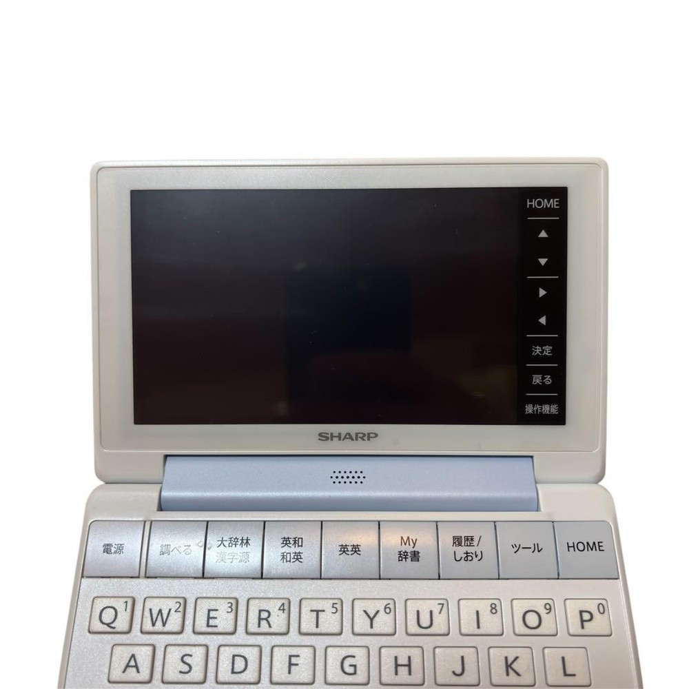 SHARP Brain PW-SB2 Electronic Dictionary Blue White microSD Japanese