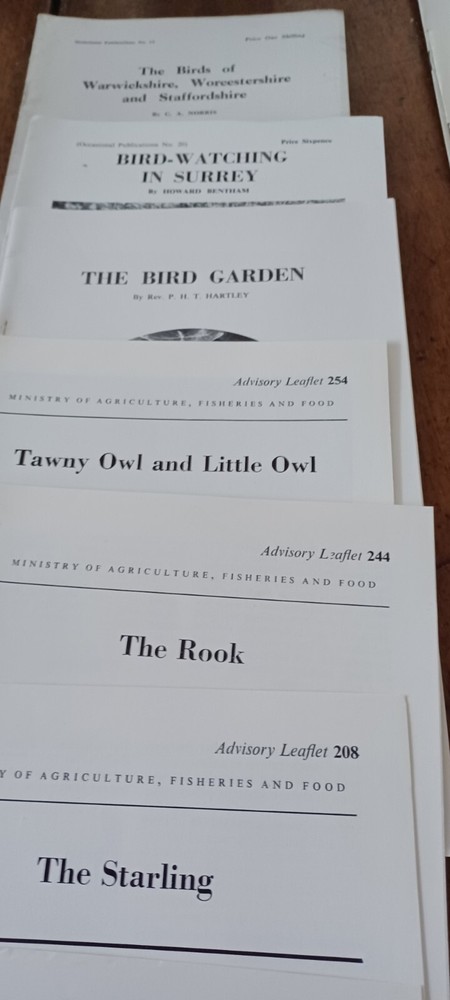 Various Natural History Leaflets X 26