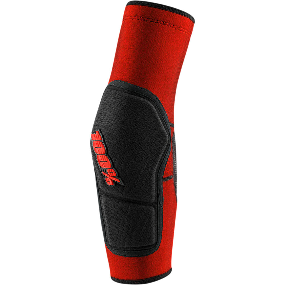 100% Ridecamp Elbow Guards - Red/Black | Small