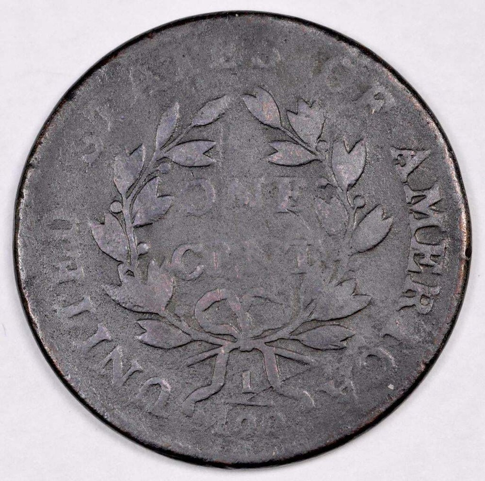 1800 Draped Bust Large Cent -- 80/79 Over date Variety --