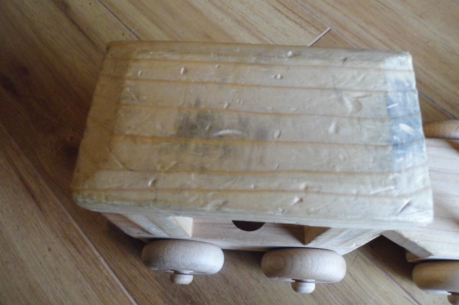 Four Car Solid Wood Train Set