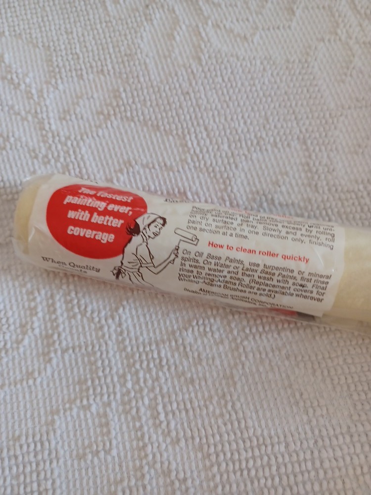 W A Vintage Paint Roller For Flat Surfaces