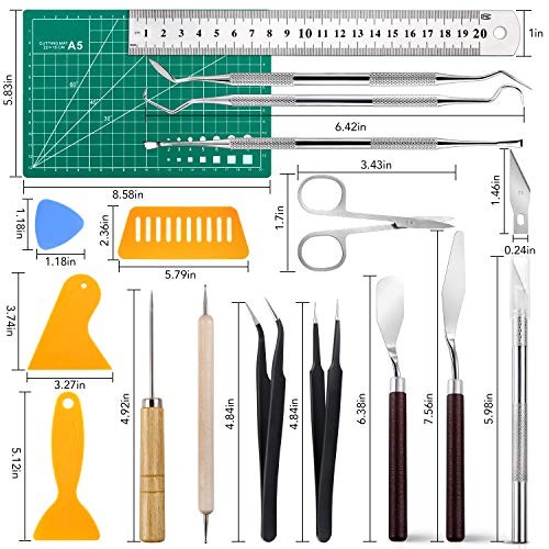 28 PCS Precision Craft Tools Set Vinyl Weeding Tools 28pcs Scrapbooking Tools