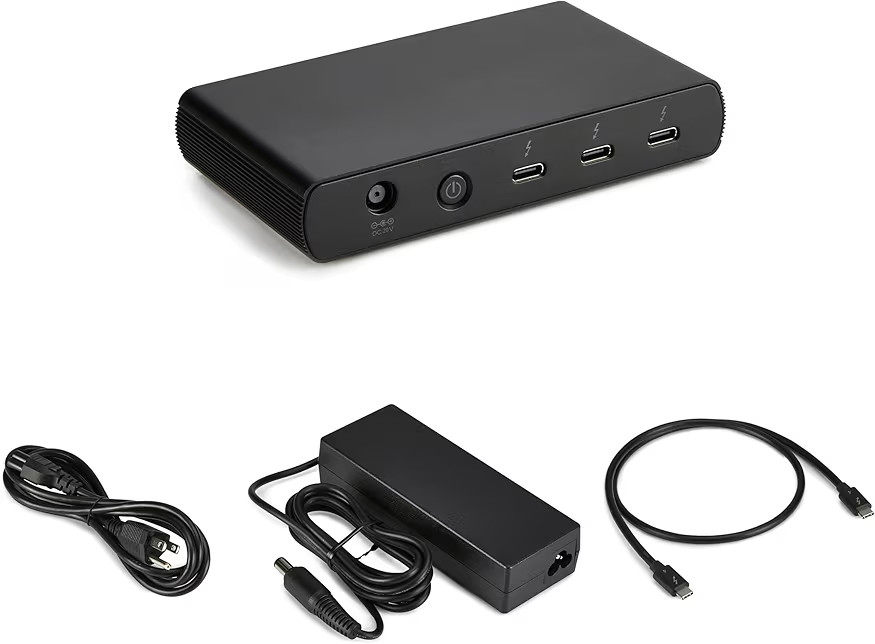 Amazon Basics Thunderbolt 4 Docking Station, Dual 4K@60Hz Display Support