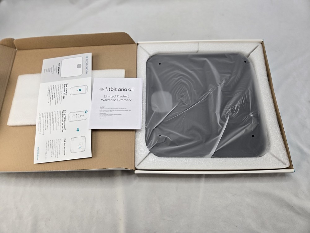 Fitbit Aria Air Smart Digital Scale - Black New Open Box
