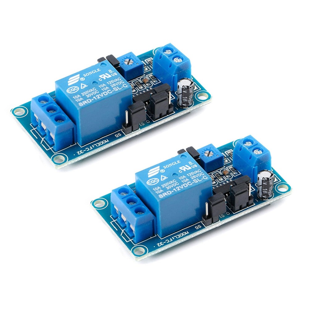EC Buying 2Pcs DC 12v Delay Relay Module for Smart Home Switch...