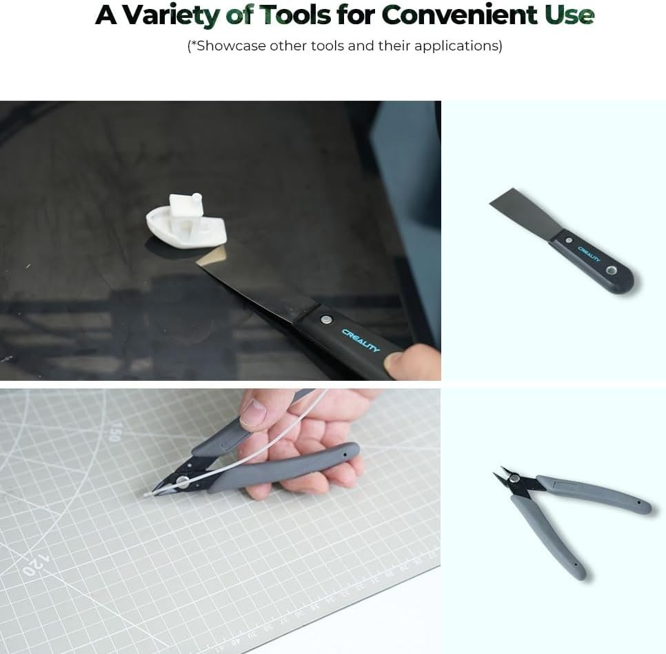 3D Printer Tool Kit 74Pcs for FDM Printing, Includes Cleaning, Assembly & More