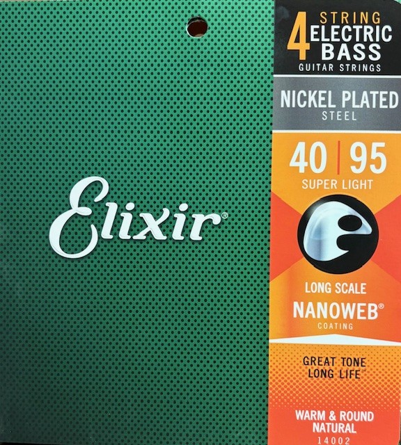 Elixir Nanoweb Bass 4-String, Super Light 40-95