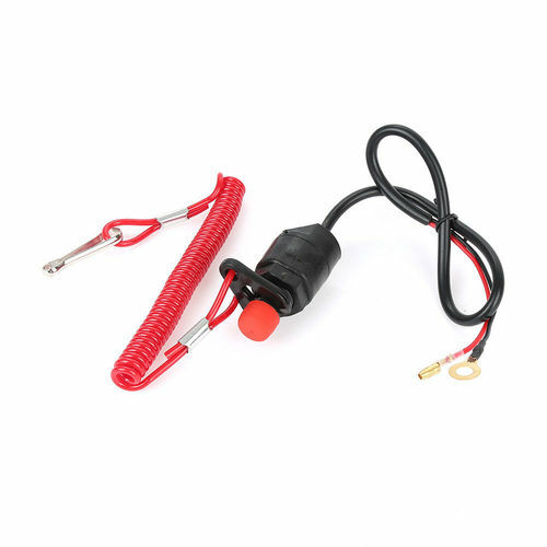 Universal Boat Outboard Engine Motor Kill Stop Switch & Safety Tether Lanyard US