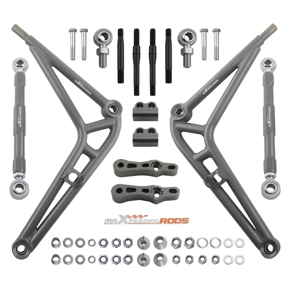 Front Steering Adjustable Drift Lower Control Arm Wide Angle Kit For BMW E36