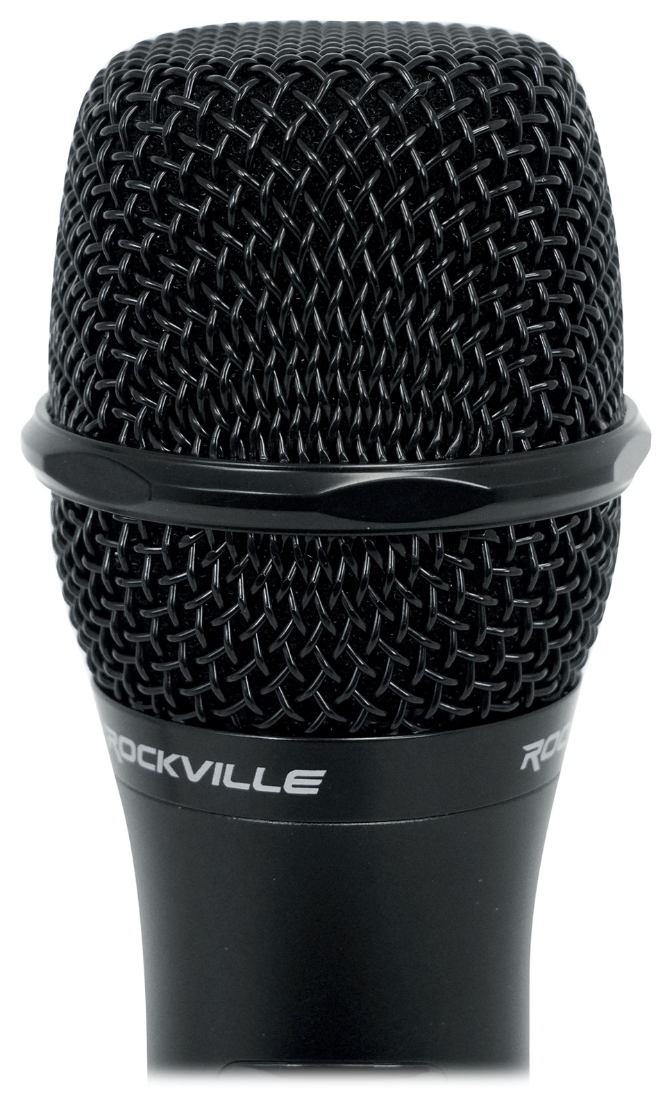 Rockville Dual UHF 15-Ch Metal Handheld Wireless Vocal Karaoke Microphone System