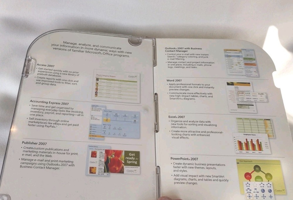 Microsoft Office 2007 Professional Full English Retail Version Academic 32 Bit