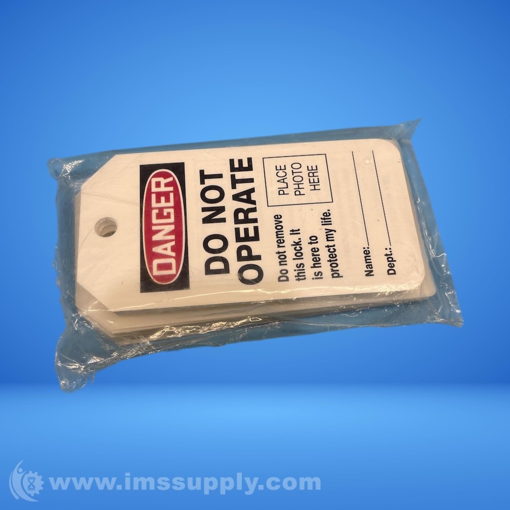DANGER DO NOT OPERATE Safety Label FNFP